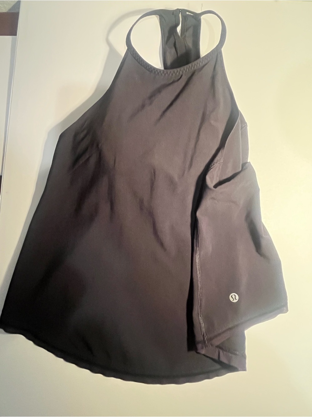 Lululemon Black High-Neck Racerback Tank size 4  / 🎀
